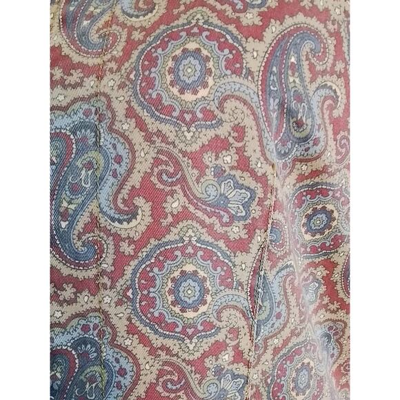 Vintage Liz Wear Paisley and Denim Vest - Picture 5 of 6